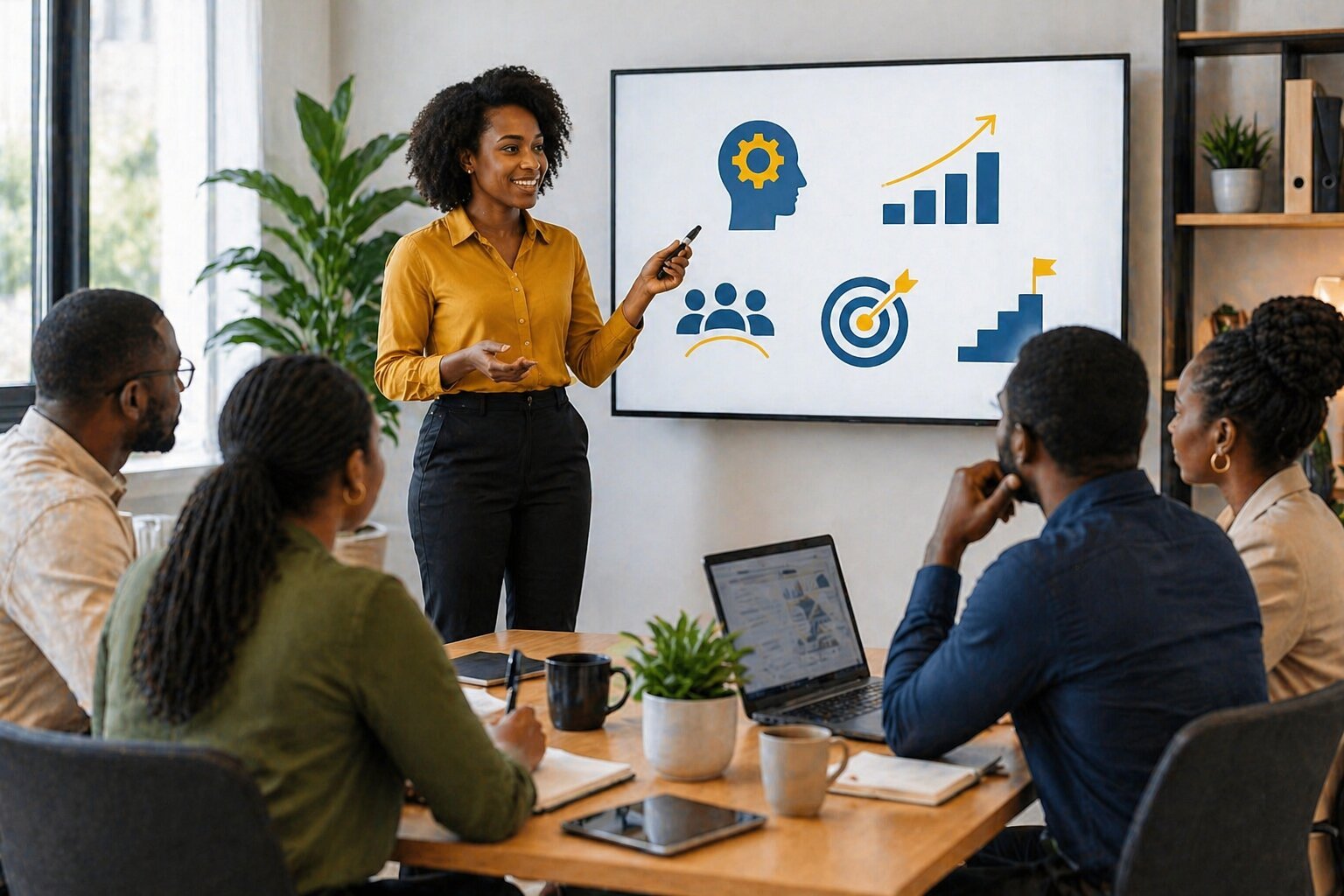 D4Act training and capacity-building workshop with facilitator and participants